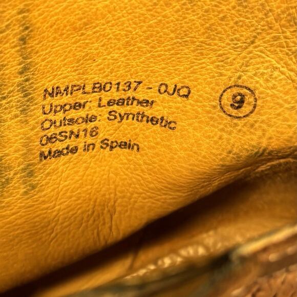 Naughty Monkey Distressed Brown Leather Western Ankle Boots Booties Women’s 9 - Picture 5 of 8